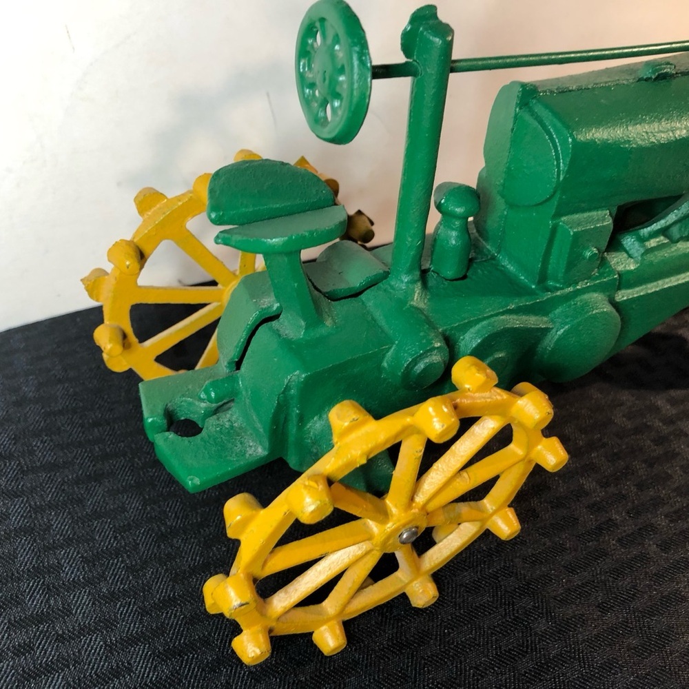 12” long Die cast Green and Yellow Toy Tractor Big!! - Picture 14 of 14